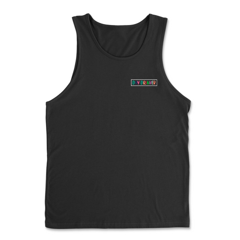Mens 2X-Large BLACK Tank Top