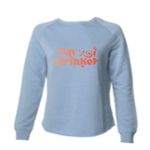 Womens 2X-Large MISTY_BLUE CrewNeck
