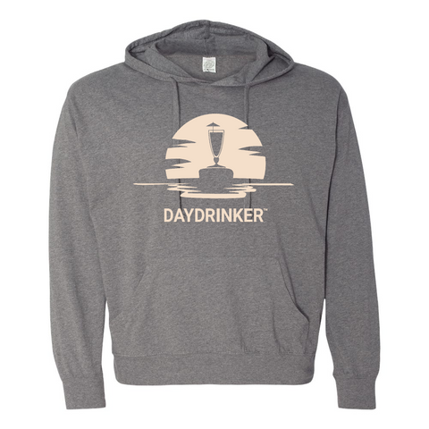 Mens 2X-Large GUNMETAL_HEATHER Hooded T-Shirt