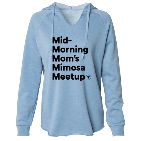 Womens 2X-Large MISTY_BLUE Hoodie